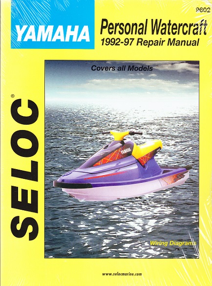 1992 - 1997 Yamaha Personal Watercraft Seloc Repair Manual